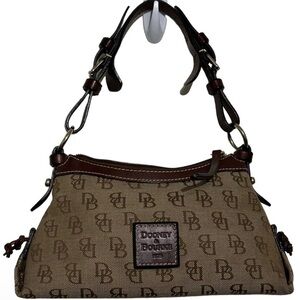Dooney & Bourke 1975 Vintage Signature DB Logo Shoulder Bag